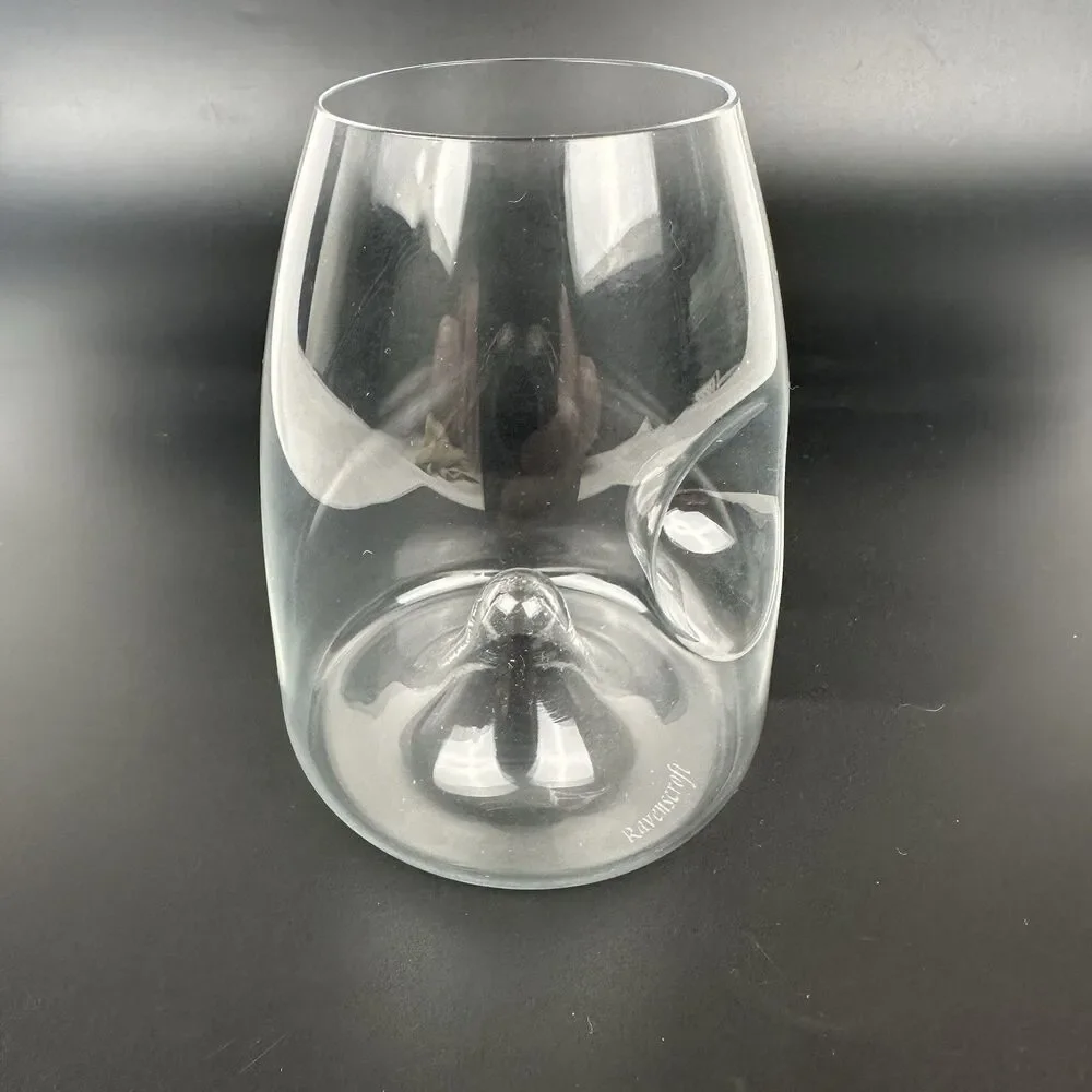 Ravenscroft Crystal Vintner's Stemless Wine Tasting Glasses - Set Of 3